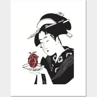 Take my Heart !!! Geisha Posters and Art